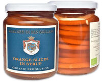 Marchesi di San Giuliano - Organic Orange Slices in Syrup from Sicily, 460g (16.2g) Jar