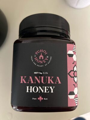 Kanuka Honey front packaging