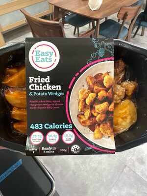 Fried Chicken & Potato Wedges