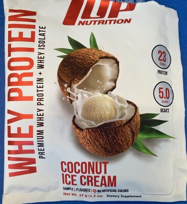 Coconut ice cream whey protein