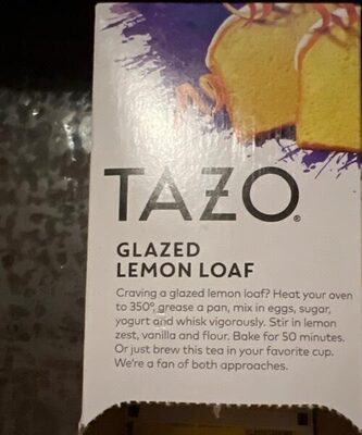 Glazed Lemon Loaf Herbal Tea