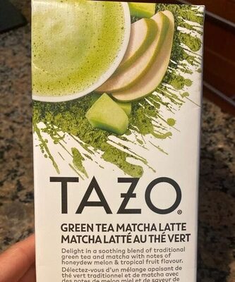 Thé Matcha front packaging