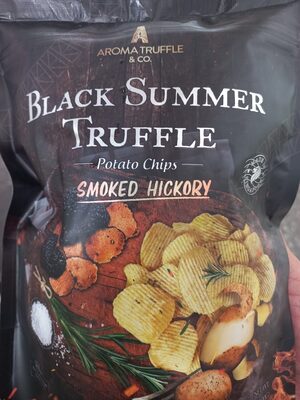Black Summer Truffle Potato Chips Smoked Hickory