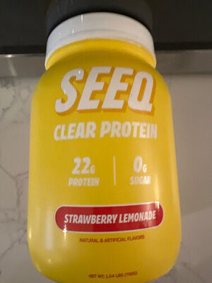 Clear Protein Strawberry Lemonade