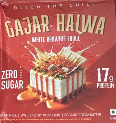 Gajar Halwa White Brownie
