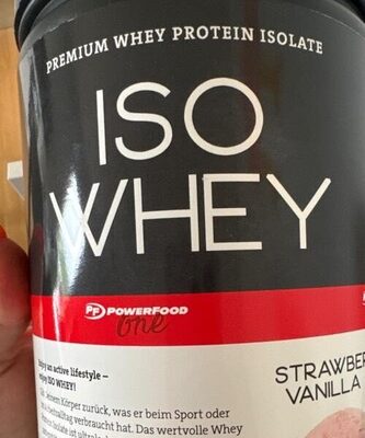 ISO whey Vanille strawberry
