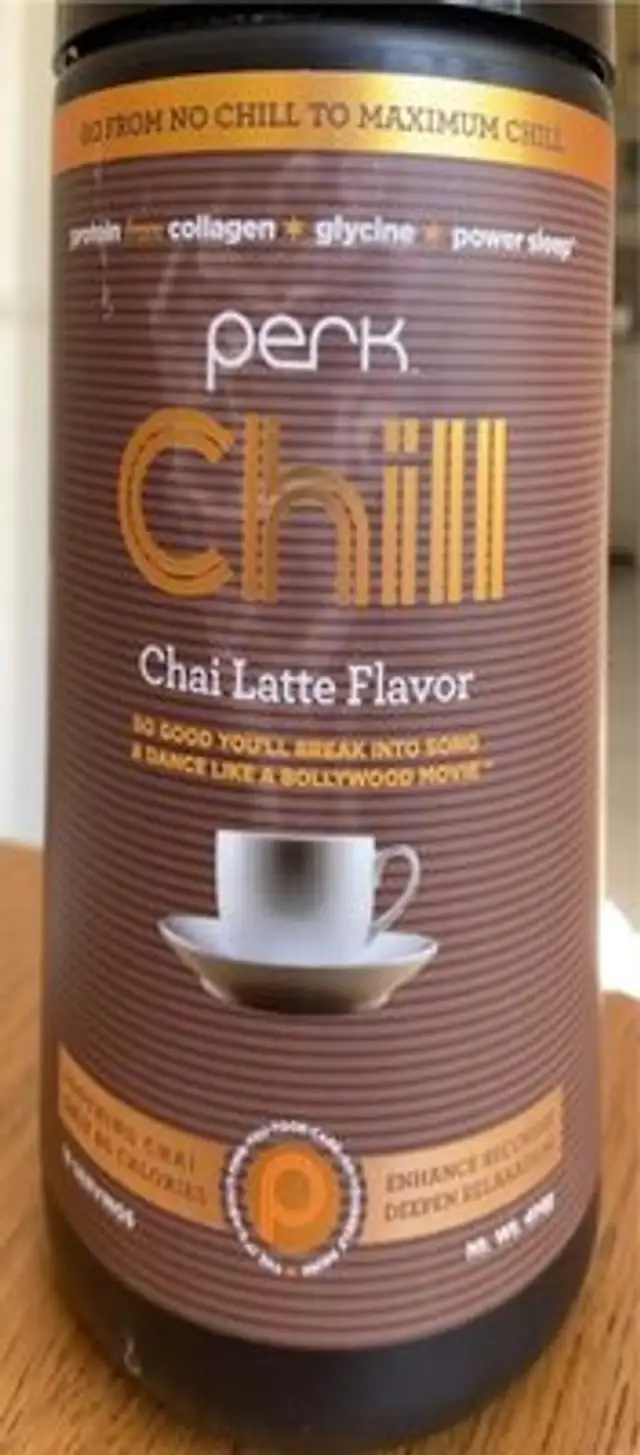 Chai latte flavor front packaging