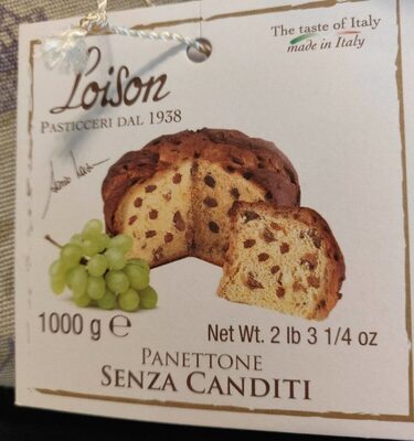 Panettone senza canditi