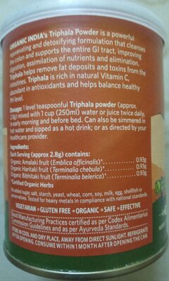 Organic India Triphala Powder