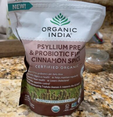 Psyllium Pre & Probiotic Fiber Cinnamon Spice