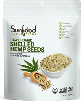 Organic Shelled Hemp Seeds