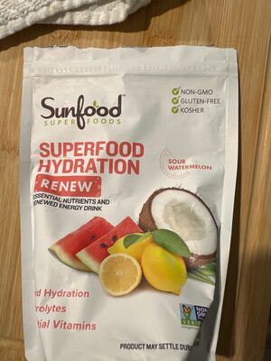 Superfood Hydration Renew, Sour Watermelon