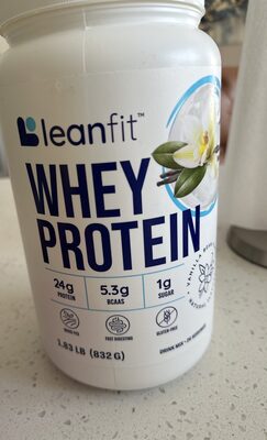 Whey Protein Vanilla Bean front packaging