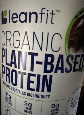 Organic Plant-Based Protein Chocolate Flavour/Flavor front packaging