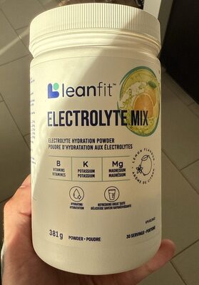 Electrolyte mix front packaging