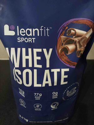 Whey isolate front packaging
