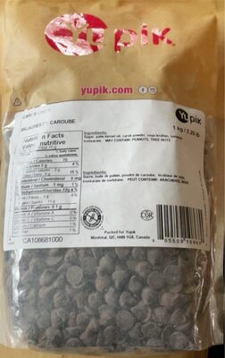 Brisures de caroube front packaging