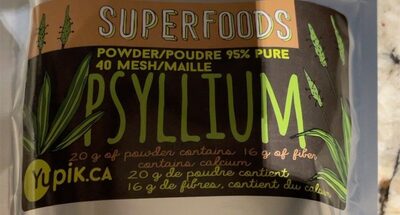 Organic Psyllium Whole Husk 95%