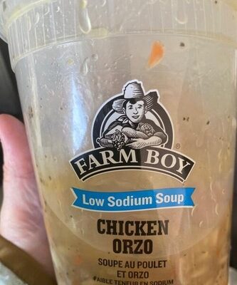 Chicken orzo front packaging