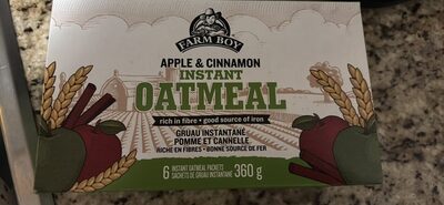 Apple & Cinnamon Instant Oatmeal