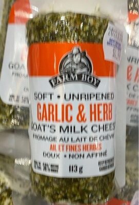 Goats Milk Cheese Garlic And Herb