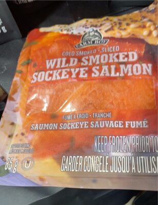 Wild smoked sockeye salmon