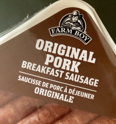 Original Pork Breakfast Sausage front packaging