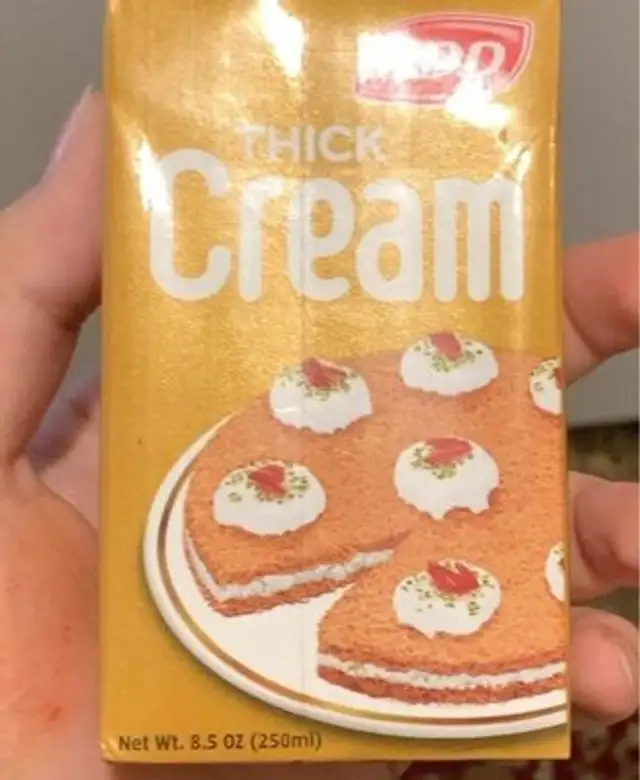 Thick cream