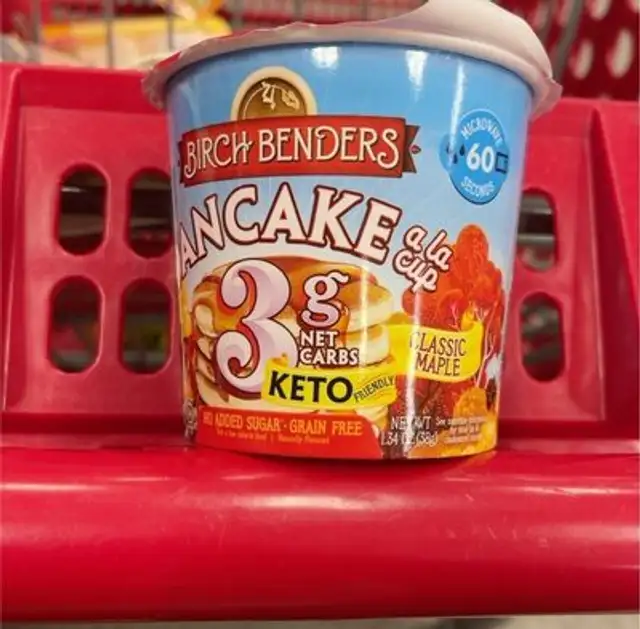 Keto pancake a la cup