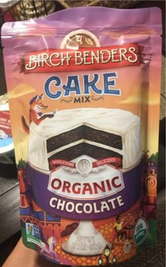 Organic chocolate cake mix