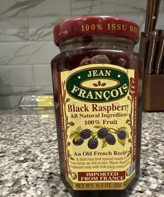 Black Raspberry Spread front packaging