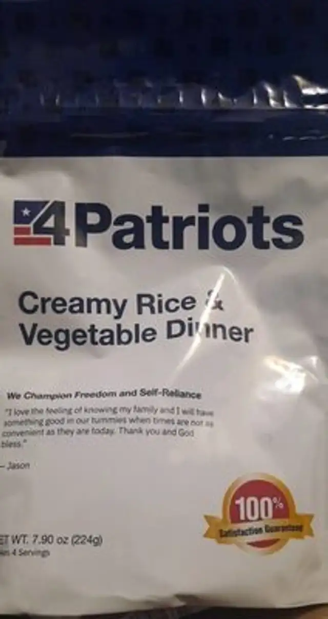 72 hour survival food