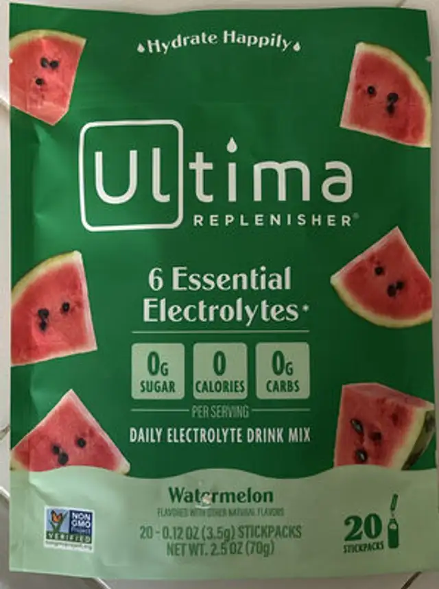 Ultima replenisher electrolyte hydration mix