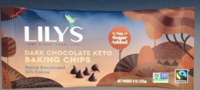 Lily’s dark chocolate keto baking chips