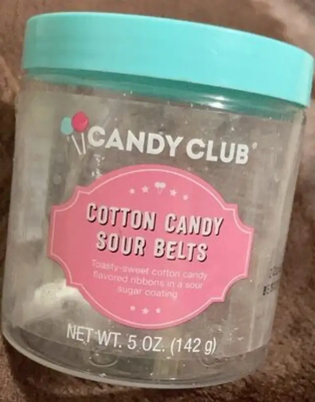 Cotton candy sour belts