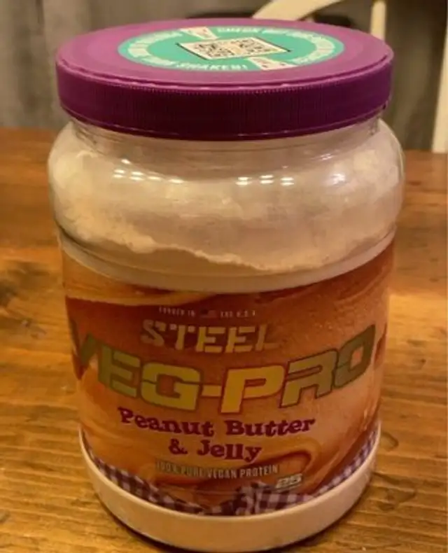 Veg-Pro peanut butter & jelly vegan protein