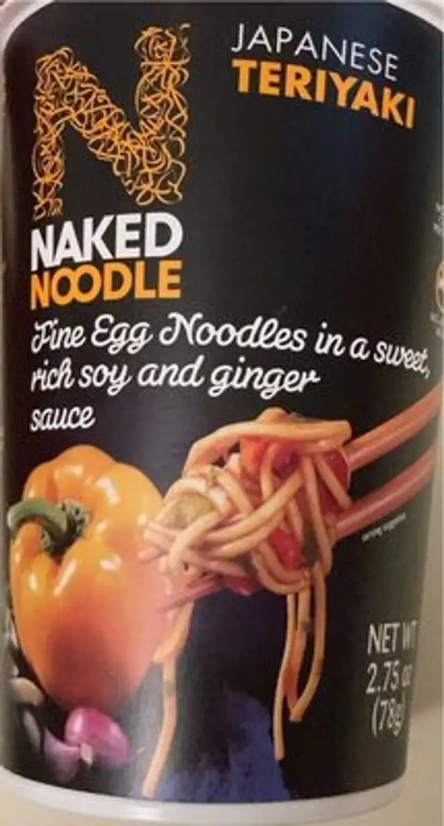 Naked noodle japanese teriyaki fine egg noodles in a sweet