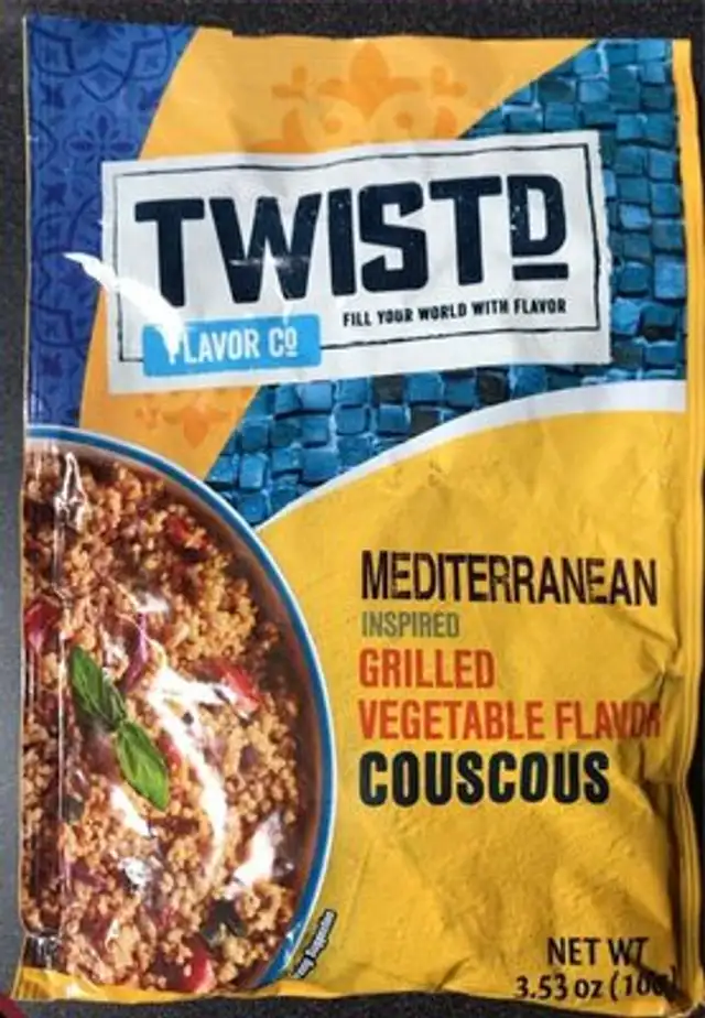 Mediterranean inspired Grilled Vegetable Flavor Couscous