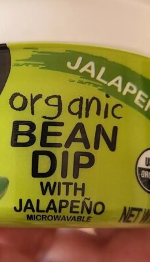 Organic bean dip