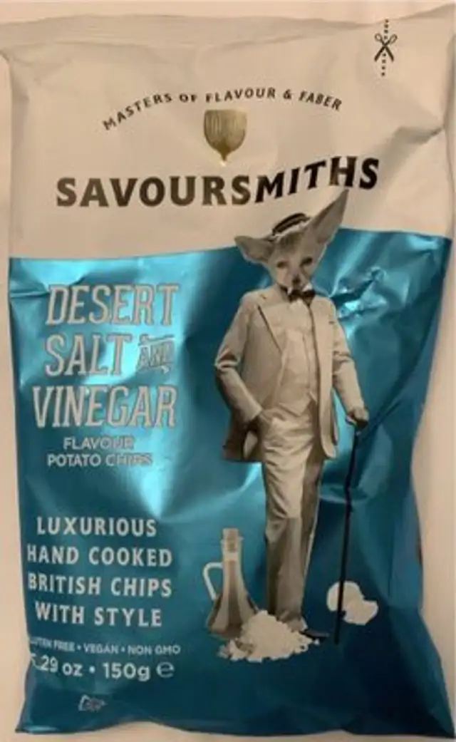 Desert Salt and Vinegar Flavour Potato Chips