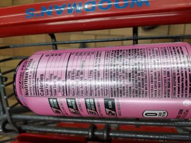 Cotton Candy Energy ingredients label