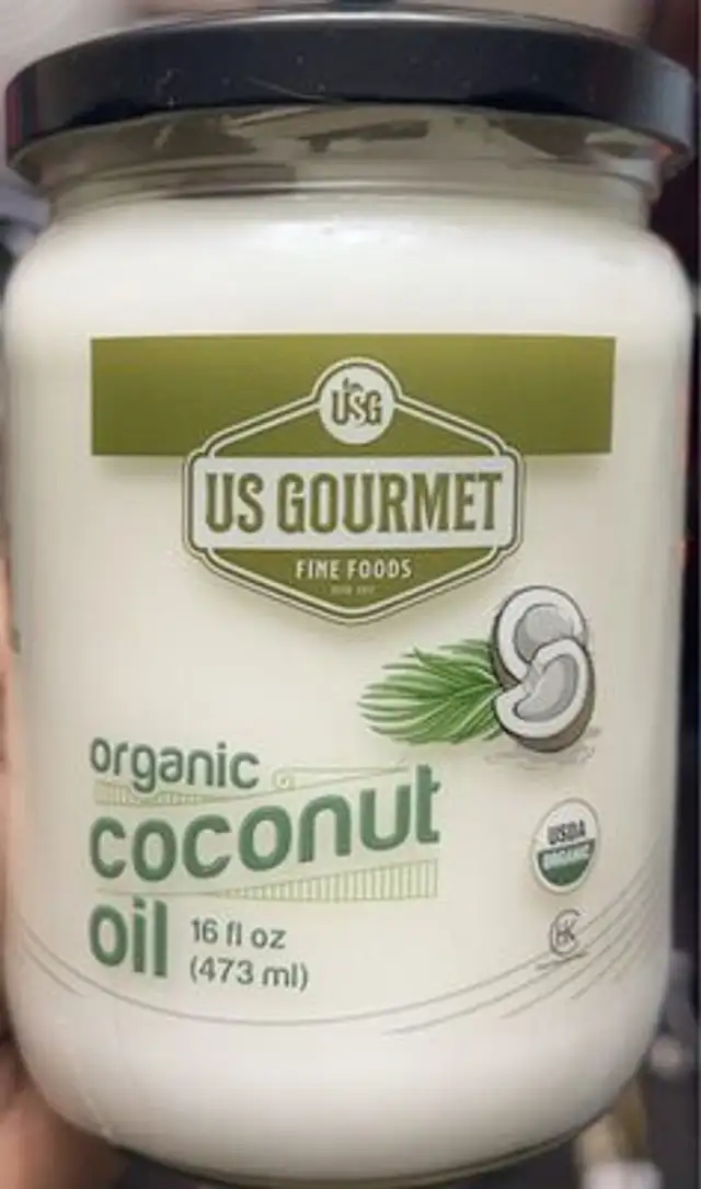 Organic coconut oil