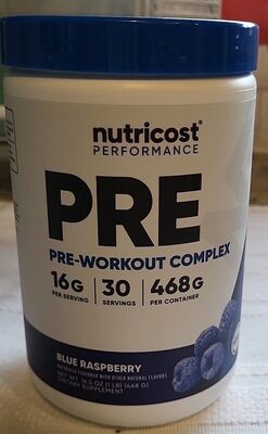 Blue Rasberry Pre-workout complex