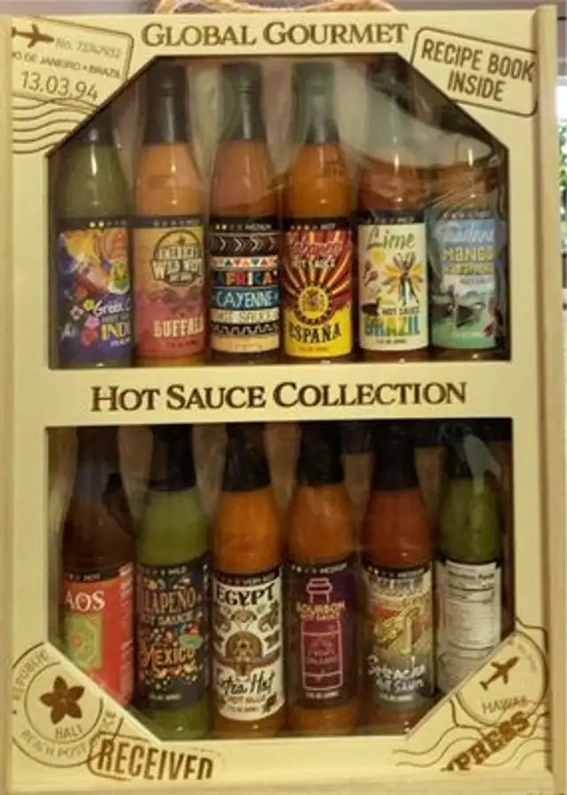 Hot Sauce Product of USA nutrition facts table