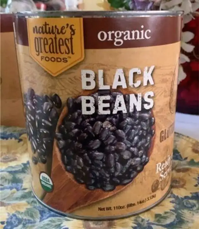 Organic black beans