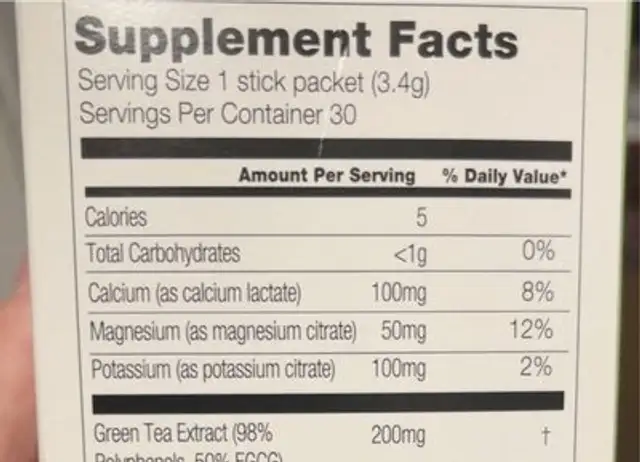 Kiwi strawberry lemonade nutrition facts table