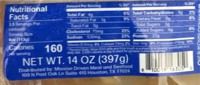 Seasoned diced chicken breast nutrition facts table