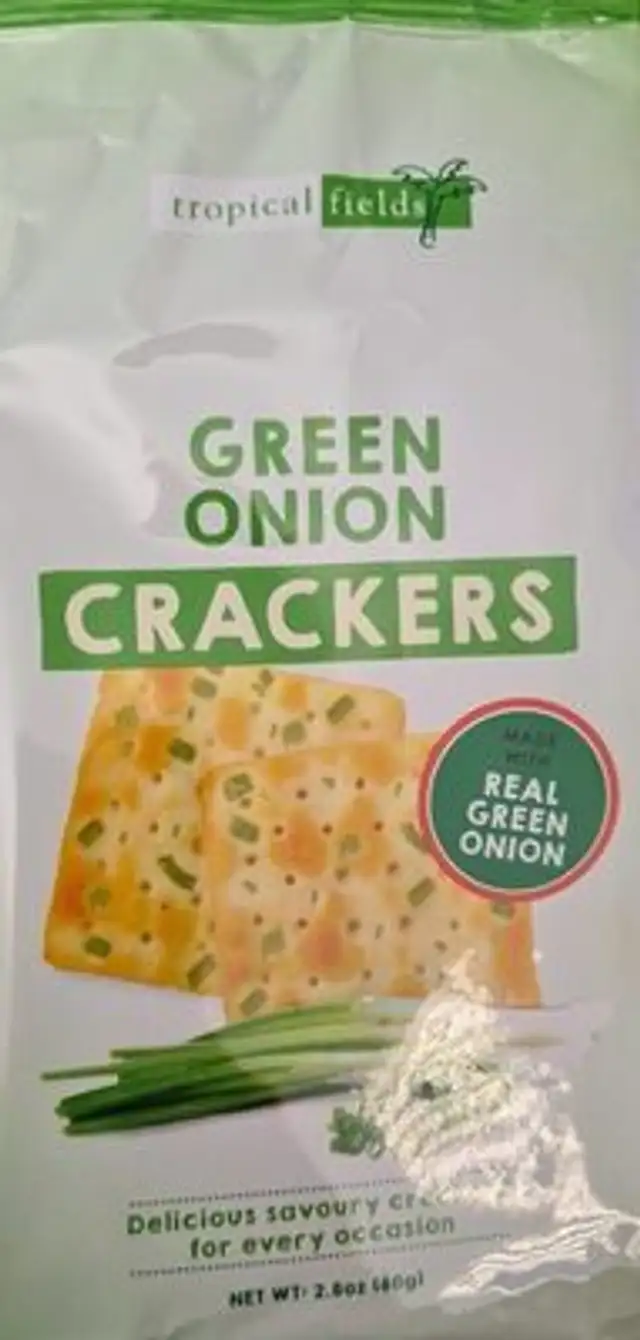 Green onion crackers