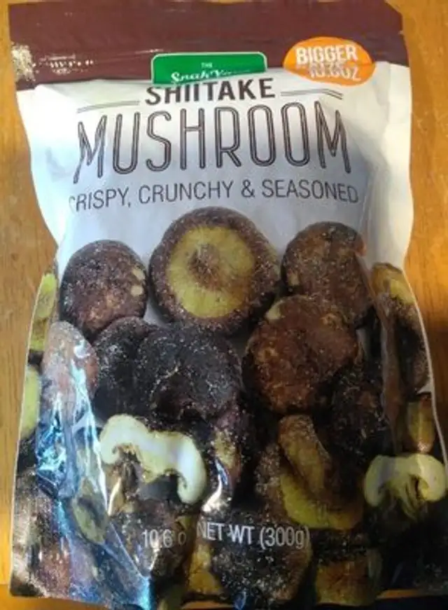 Shitake mushroom crispy, crunchy & seasoned