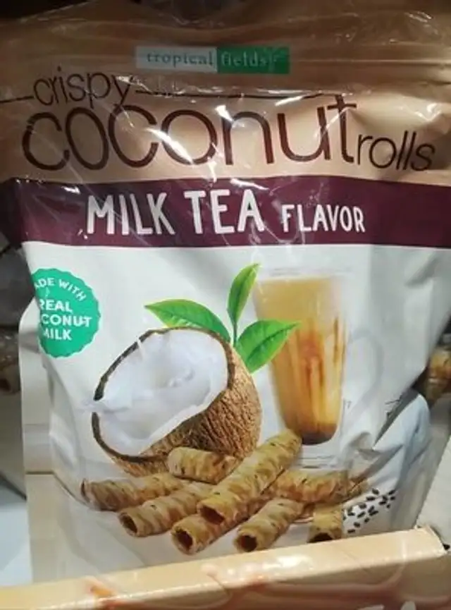 Milk tea coconut rolls